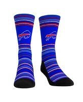 Rock 'Em Men's Buffalo Bills Primary Crew Socks Boxer Briefs Combo Pack