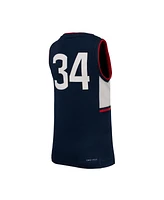 Nike Big Boys and Girls 34 Navy UConn Huskies Replica Basketball Jersey