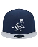 New Era Men's Navy/Gray Dallas Cowboys Main 9FIFTY Snapback Hat