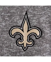 Antigua Men's Charcoal New Orleans Saints Fortune Quarter-Zip Pullover Jacket