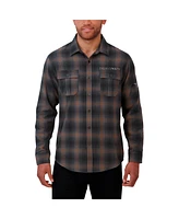 Fanatics Men's Charcoal Dallas Cowboys Classic Flannel Long Sleeve Button-Up Shirt