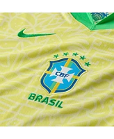 Nike Women's Neymar Jr. Yellow Brazil National Team 2024 Home Stadium Replica Player Jersey