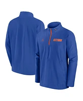 Jordan Men's Royal Florida Gators Sideline Coaches Quarter-Zip Jacket