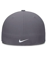 Nike Men's Gray Los Angeles Dodgers Performance True Fitted Hat