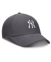 Nike Men's Gray New York Yankees Club Performance Adjustable Hat