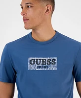 Guess Men's Slim Fit Short Sleeve Crewneck Logo T-Shirt