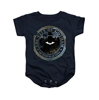 Batman Baby Girls The Baby-Girls (2022) Gotham Seal Snapsuit