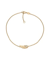Bling Jewelry Spiritual Guardian Angel Wing Anklet Ankle Bracelet Sterling Silver