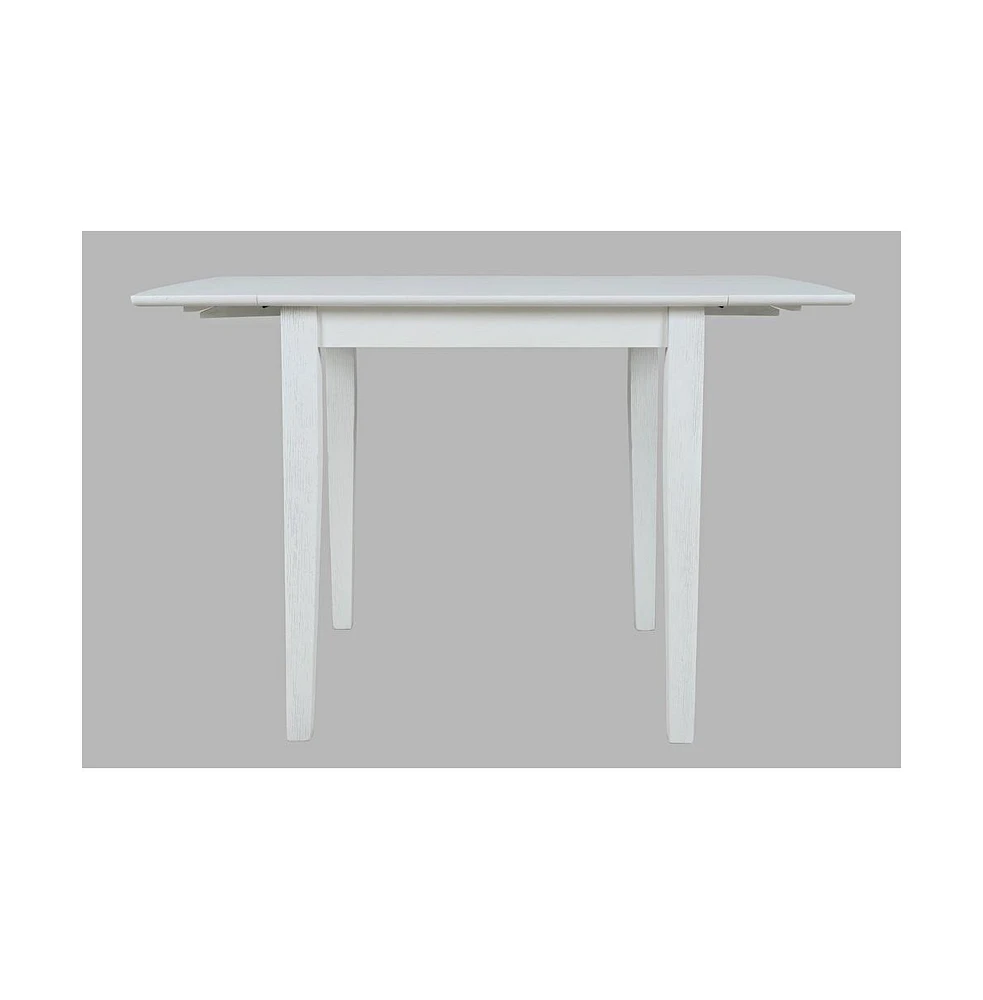 Jofran Wire-Brushed Acacia Drop-Leaf Coastal Wire-Brushed Acacia Dining Table