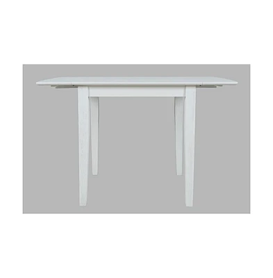 Jofran Wire-Brushed Acacia Drop-Leaf Coastal Wire-Brushed Acacia Dining Table
