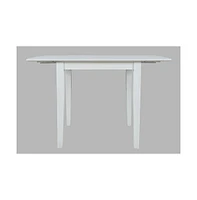 Jofran Wire-Brushed Acacia Drop-Leaf Coastal Wire-Brushed Acacia Dining Table