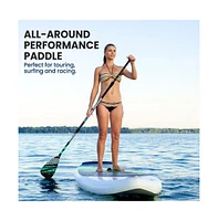 SereneLife Adjustable 3-Piece Sup Paddle with Carry Bag