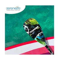 SereneLife Adjustable 3-Piece Sup Paddle with Carry Bag