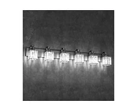 gaomon Modern Crystal Bathroom Vanity Lights Black Bathroom Light Fixtures Crystal Vanity Shower Lights Over Mirror