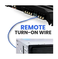 Pyle Marine Stereo Audio Wiring Kit, 8-awg Amplifier Installation