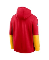 Nike Men's Red Kansas City Chiefs 2024 Sideline Club Pullover Hoodie