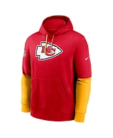 Nike Men's Red Kansas City Chiefs 2024 Sideline Club Pullover Hoodie