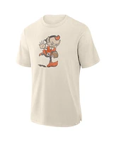 Fanatics Men's Cream Cleveland Browns Slub T-Shirt