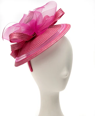 August Hats Ribbon & Tulle Fascinator