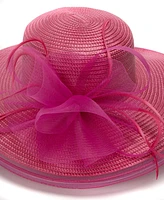 August Hats Sheer Edge Wide Brim Dressy Hat