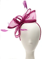 August Hats Pleated Bow Fascinator