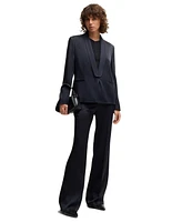 Boss by Hugo Women's Knitted Structure V-Neck Top