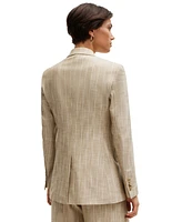 Boss by Hugo Boss Women's Regular-Fit Pinstripe Blazer
