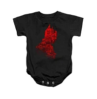 Batman Baby Girls The Baby-Girls (2022) News Silhouette Snapsuit