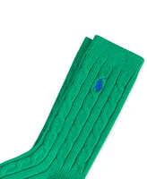 Polo Ralph Lauren Women's Cable-Knit Socks