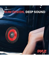 Pyle 15-Inch Car Subwoofer, 1000 Watts, Red Cone