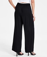 Bar Iii Women's High-Rise Double-Waistband Pants, Exclusively at Macy's