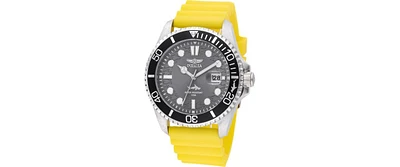 Invicta Men's 47163 Pro Diver Quartz 3 Hand Charcoal Dial Watch