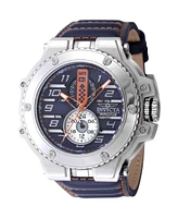 Invicta Men's 47378 Racing Quartz 3 Hand Orange, Blue Dial Watch