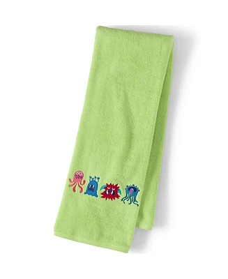 Lands' End Kids Cotton Applique Bath Towel
