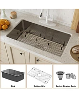 Casainc 31inch L Kitchen Sink with Accessories