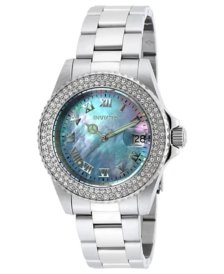 Invicta Women's 19872 Angel Quartz 3 Hand Light Blue Dial Watch