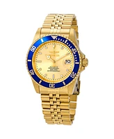 Invicta Men's Pro Diver Automatic 3 Hand Champagne Dial Watch