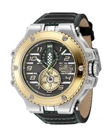 Invicta Men's 47380 Racing Quartz Multifunction Green, Gold, Black Dial Watch