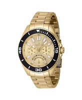 Invicta Men's Pro Diver Quartz Chronograph Gold Dial Watch