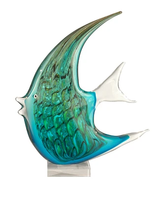 Dale Tiffany Aqua Fish Figurine