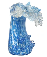 Dale Tiffany 8.5" Laguna Wave Art Glass Sculpture