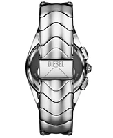 Diesel Men's Mercurial Quartz Chronograph Silver Stainless Steel Watch, 45mm