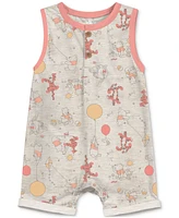 Disney Baby Winnie-the-Pooh Rompers, 2 Pack