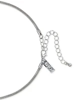 I.n.c. International Concepts Silver-Tone Sculptural Disc Long Pendant Necklace, 33" + 3" extender, Exclusively at Macy's