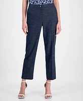 Anne Klein Women's Mid-Rise Straight-Leg Ankle Pants