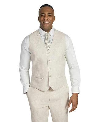 Johnny Bigg Big & Tall Jude Linen Waistcoat