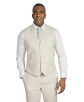 Johnny Bigg Big & Tall Jude Linen Waistcoat
