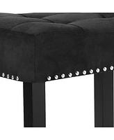 Slickblue Saddle Seat Counter Height Stool for Kitchen & Dining – Stylish and Comfortable Design