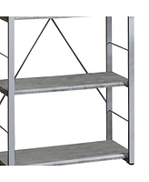 Slickblue Industrial Bookshelf – Stylish and Durable Storage for Living Room, Office, or Home Library