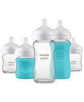 Philips Avent Glass Natural Bottle with Natural Response Nipple Baby Set